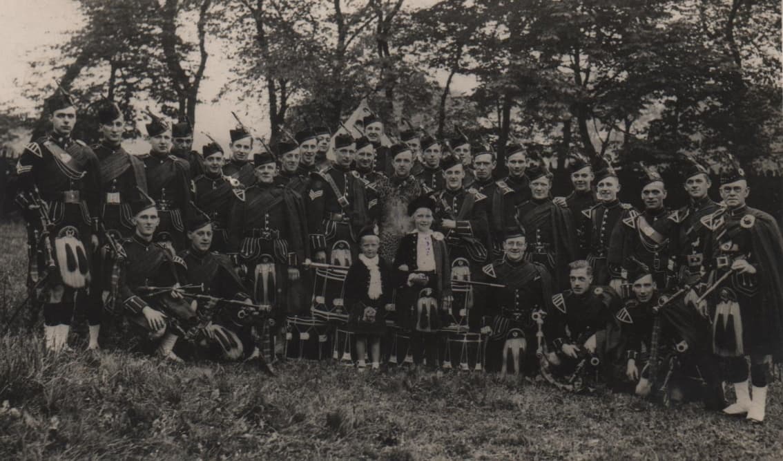 City of Bradford Pipe Band in the 1930s