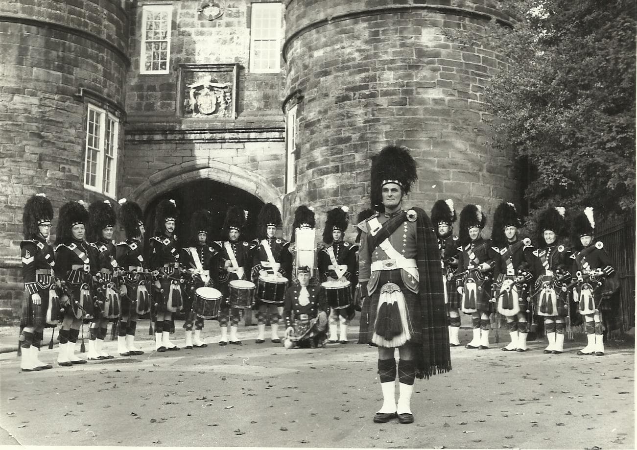 City of Bradford Pipe Band in the 1970s